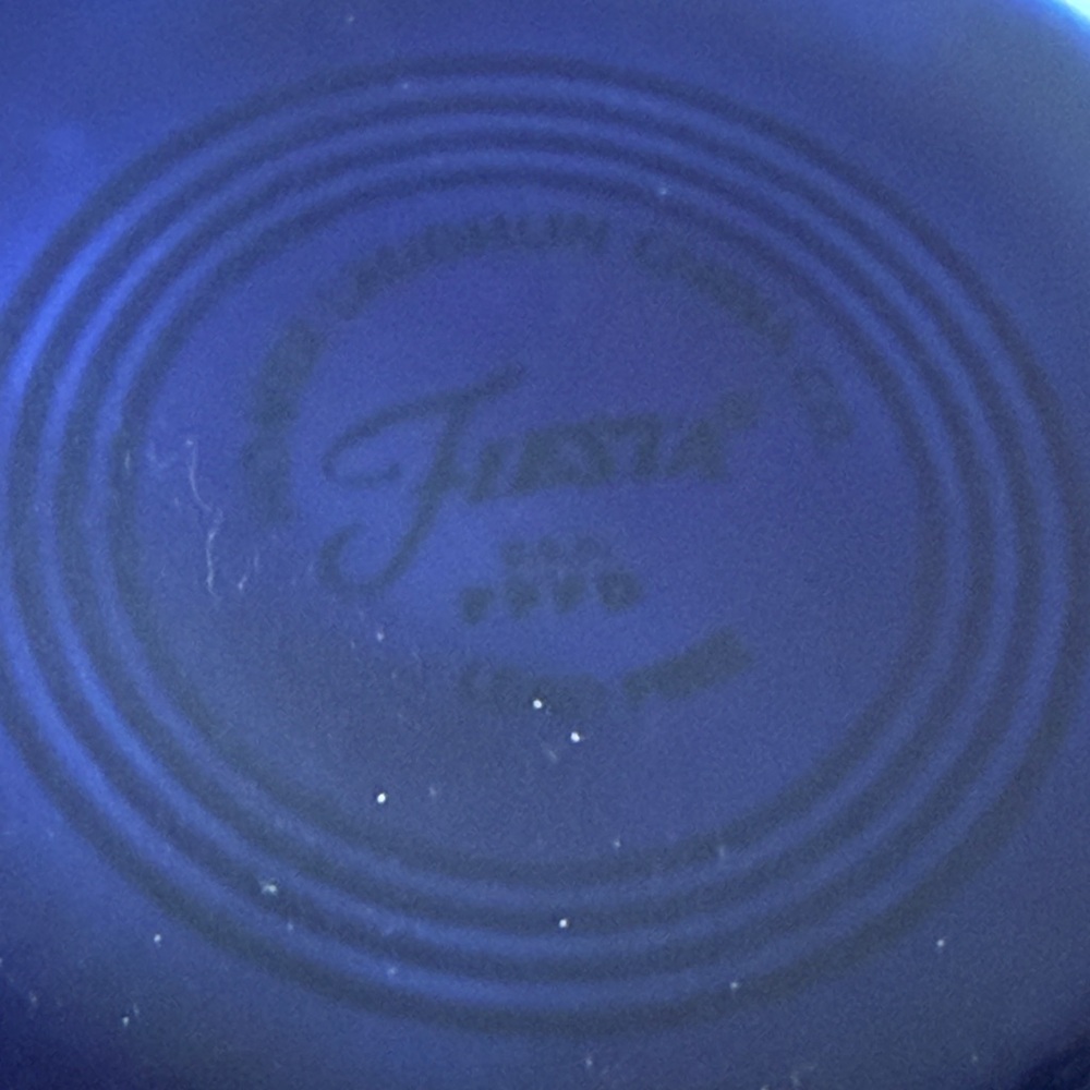 Fiesta brand Navy Blue 15 oz Tapered Mugs - Made in USA - Picture 4 of 5